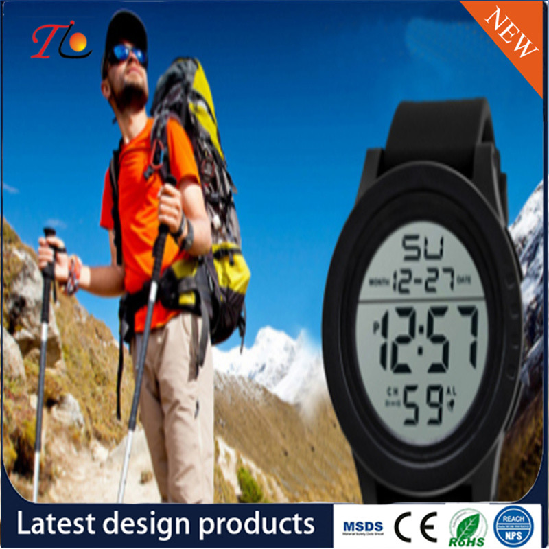 Silicone Wrist Watch Smartwatch Luminous Alarm Light Timing Month Calendar Display 24 Hours Instruction Multicolor Strap