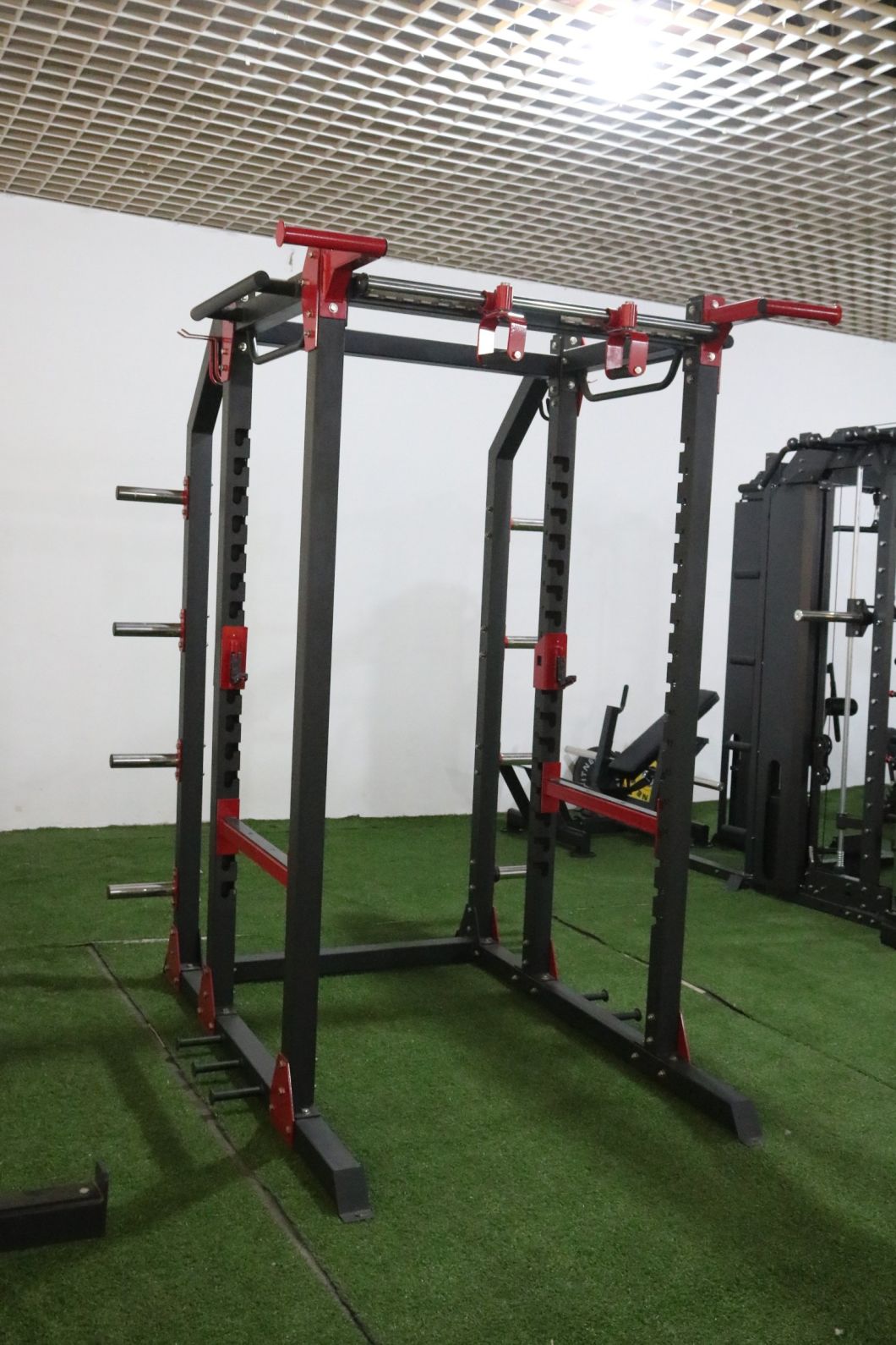 High Quality Commercial Fitness Equipment, Multifunctional Frameless Half Squat Rack Machine, Squat Rack