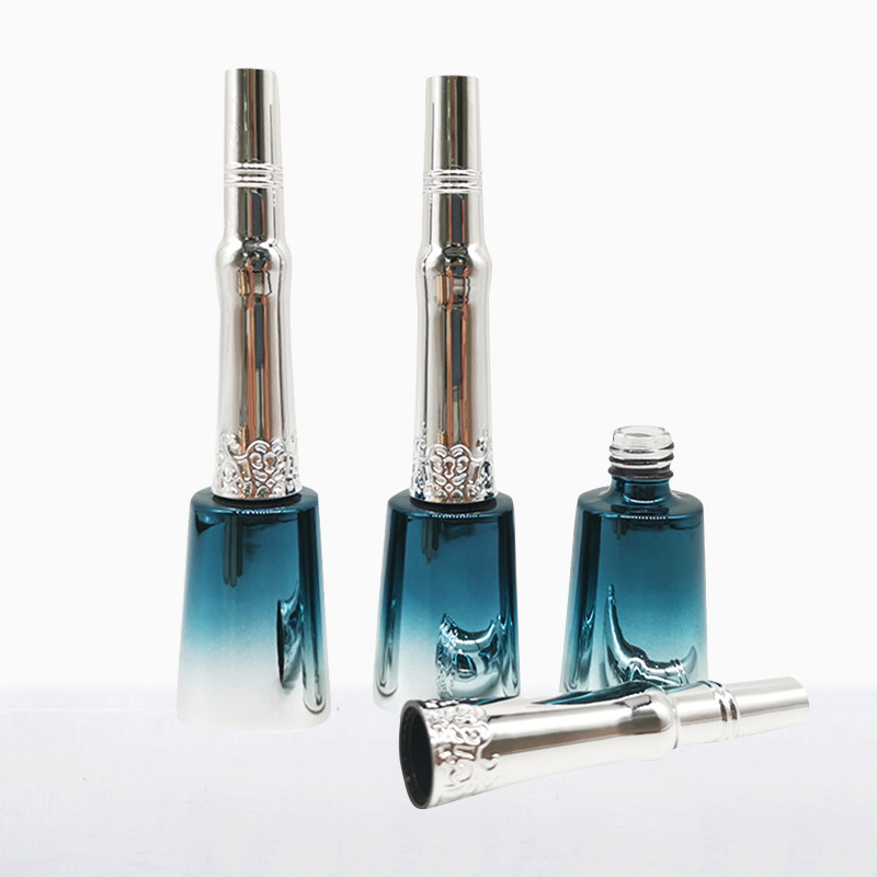 Round Shape Leak Proof Custom Nail Polish Bottles Glass 10ml 15ml