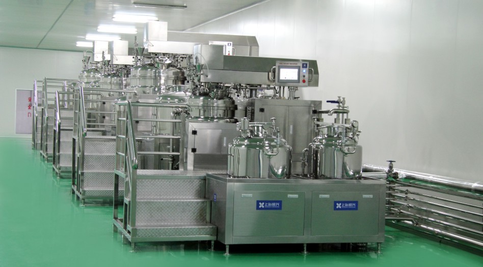 Liquid And Cream Production Cosmetic Emulsifier Mixer With Homogenizer 380V