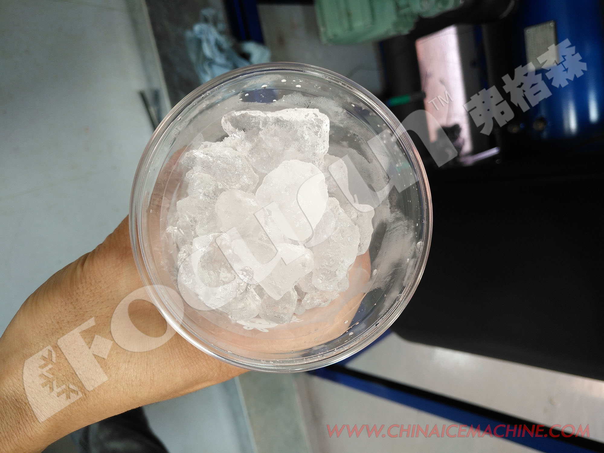 FOCUSUN Domestic 20t Plate Ice Machine 43000*2300*2500mm 72KW Installation Power