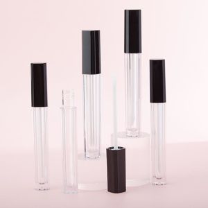 DIY Rectangular Empty Lip Gloss Wand Tubes 6ml Screen Printing