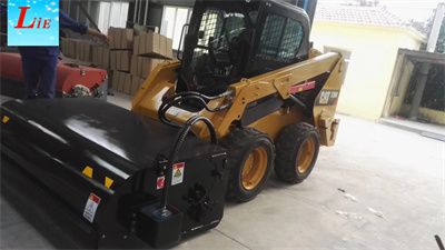 Chinese factory skid loader sweeper road and construction machinery