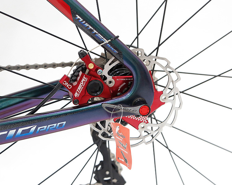 Carbon Fiber Thru Axle Bike , 52cm Road Bike 700C 105 R7000-22 Speed