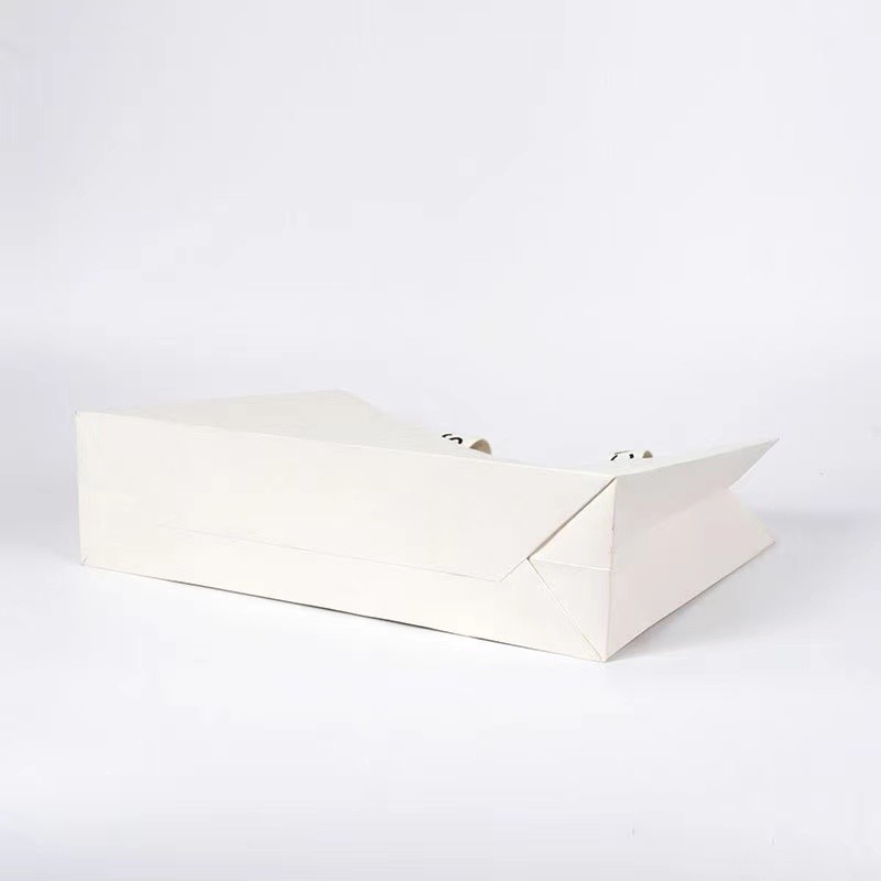 White Varnishing Apparel Paper Bag 190gsm To 350gsm Jewelry Gift Pouches