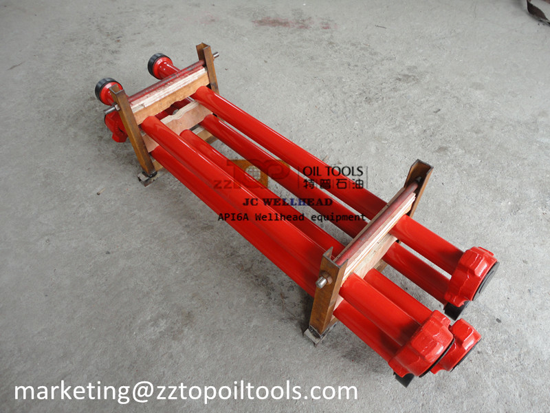 API Wellhead Integral Pup Joints High Pressure Straight Pipe With Hammer Union