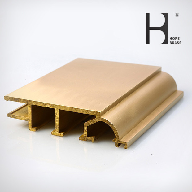 Aging Resistant 62% Cu Brass Door Frame With Smooth Surface