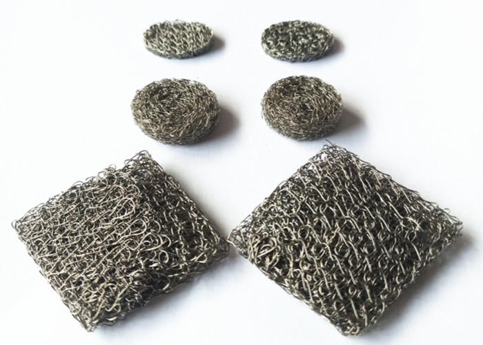 20micron Titanium Stainless Steel Knitted Wire Mesh Gas Liquid Filter Mesh