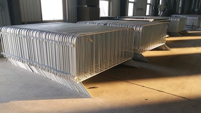 Temporary H1.2m Galvanized Crowd Barrier Fencing