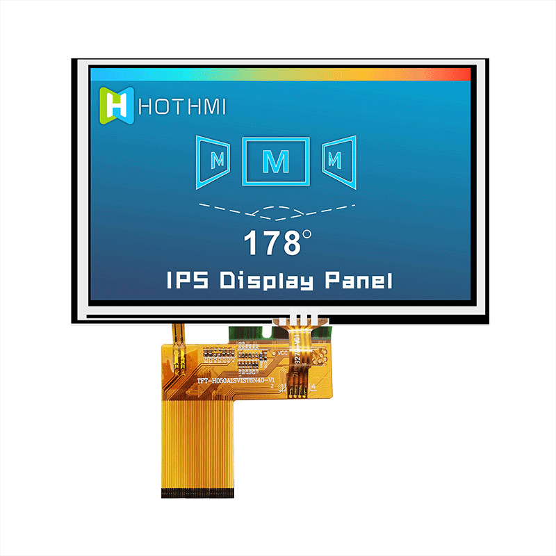 Resistive 5 Inch TFT LCD Display Panel IC 7262 800x480 Dots 40PIN TFT-H050A1SVIST4R40
