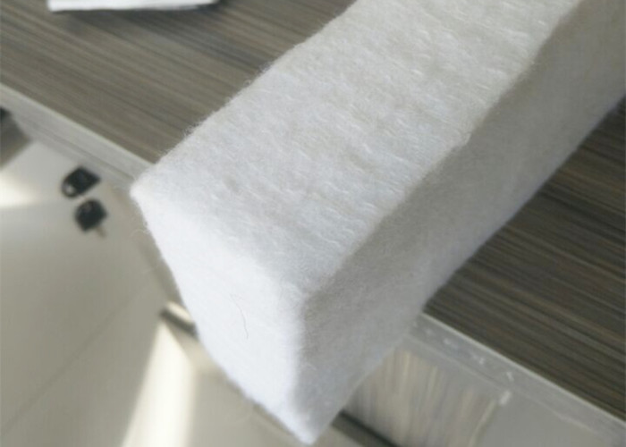 Professional Dual Media Filter 8500gsm 40mm Dust Filter Cloth PE Wadding / Padding for Aluminum Cushion