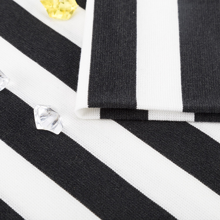 Classic And Environmentally Friendly And Soft Striped Cotton Fabric For Polo Shirt
