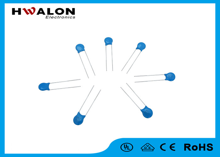 Leaded Dia 7mm 27V Mov Electrical Component With Blue Epoxy For Surge Arrester