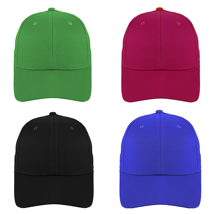 Factory Wholesale Price Baseball Cap Blank 6 Panel Sport Hats with Custom Fabric