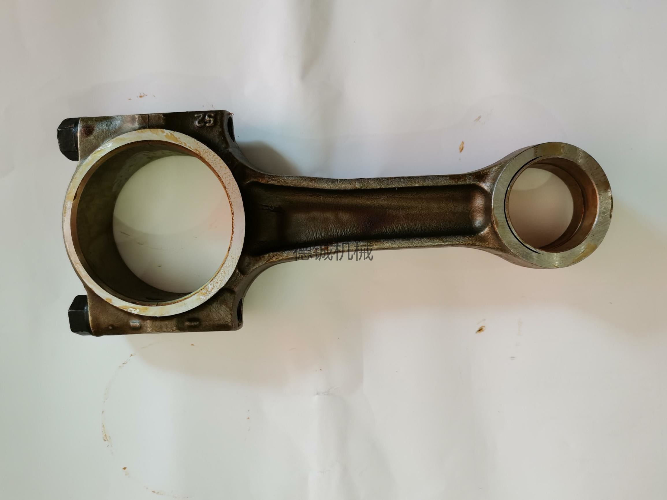 Black Engine Connecting Rod Mitsubish 6M60 Con Rod Connecting Rod With Piston