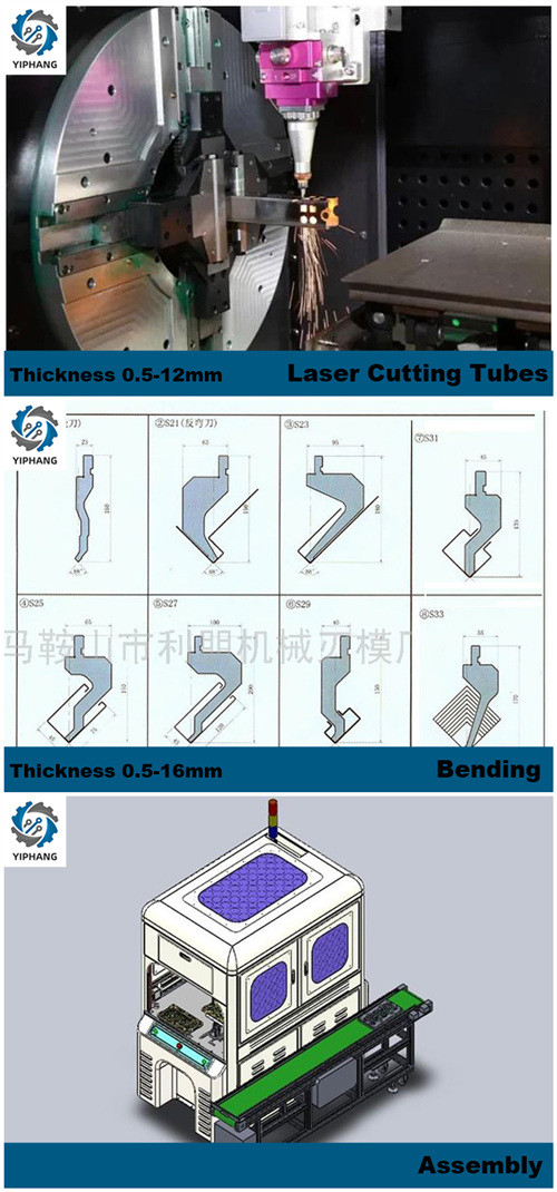 ODM SUS301 Sheet Metal Welding Parts High Precision Tube Bending Services
