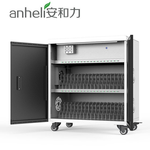Library 36 Slots Lockable Tablet Charging Cabinet Station CE FCC