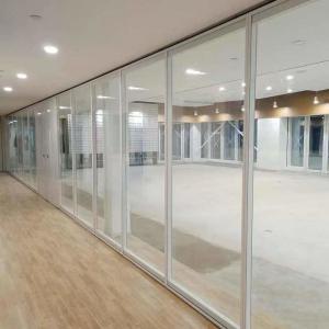 Buy cheap Double Layer Glass Full View Office Wall Partition For Room Dividing product