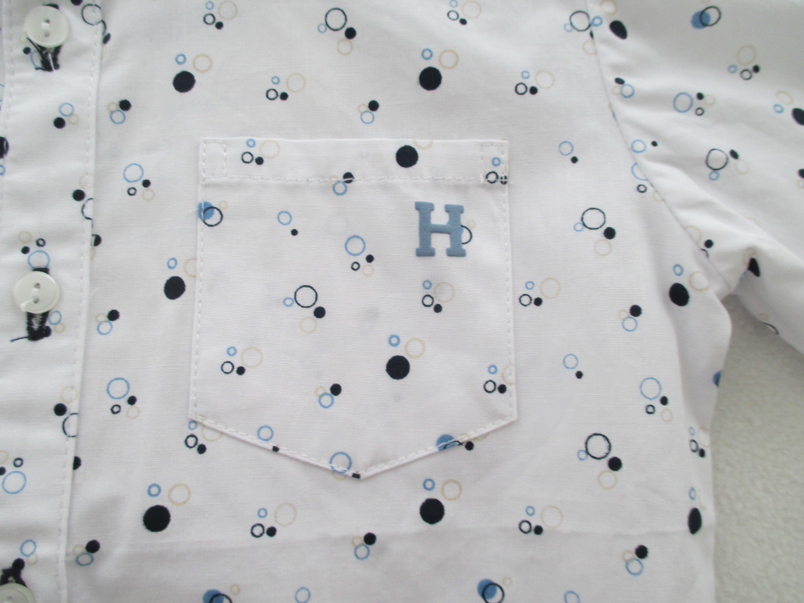 Woven Baby Printed T Shirts Cotton Poplin All Over Print