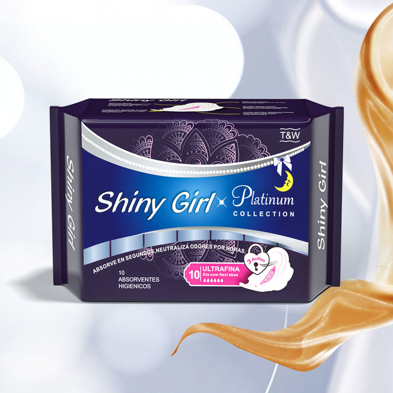 Menstrual Night Use Sanitary Napkin Biodegradable Natural Soft Cotton Feminine Pads