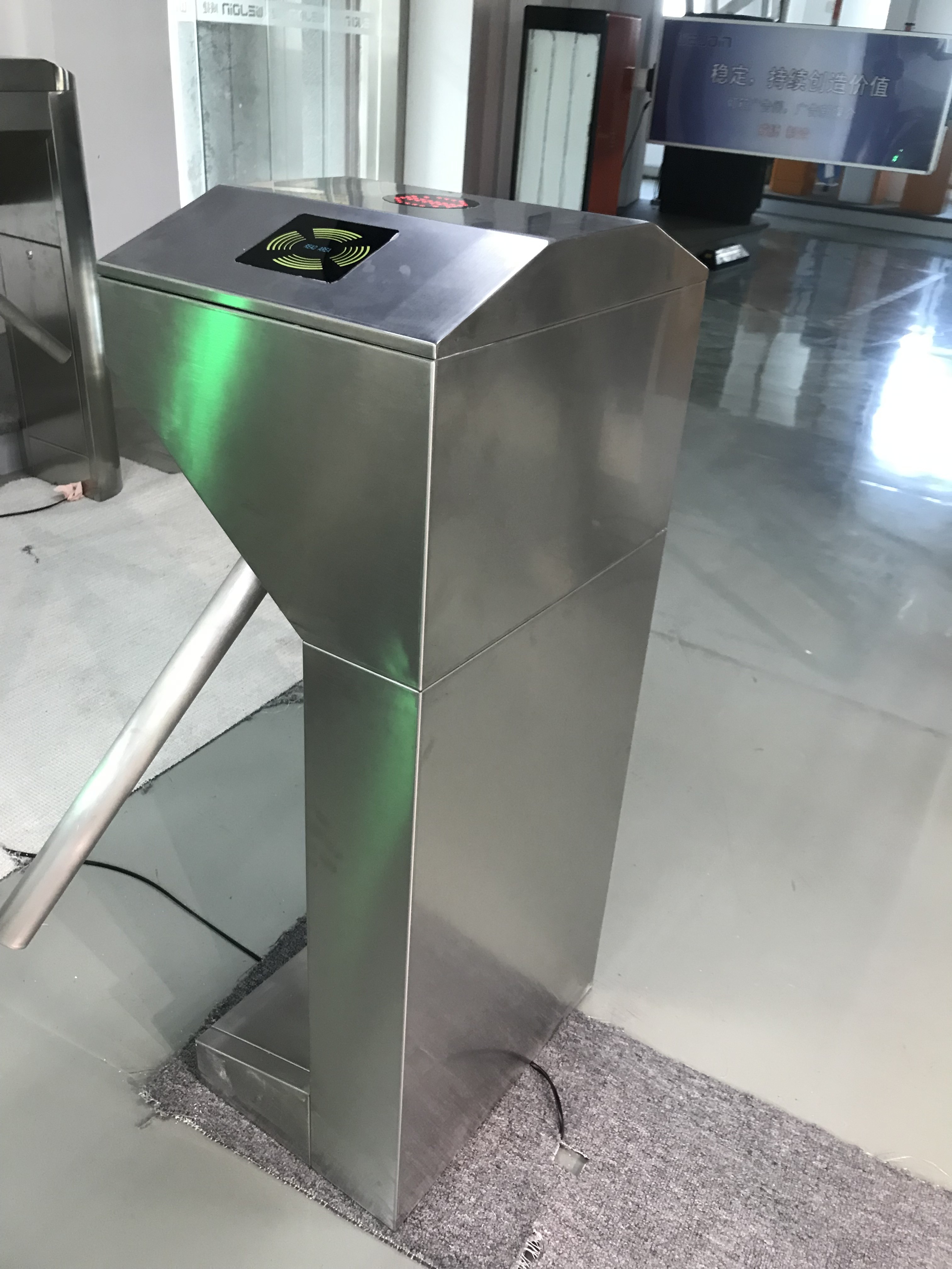 Rfid Pedestrian Gate Access Control 304 Stainless Steel For Ticket Management System