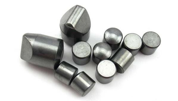 Tungsten Carbide Wear Pads YG11C / YG15C Flat Top Button For Mining Industry