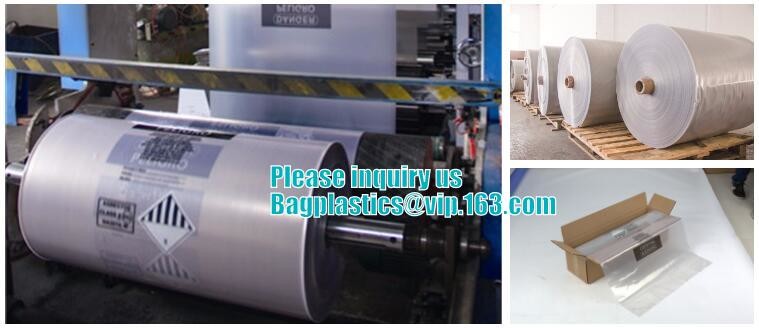 PE packing bag for Asbestos fibers, large size thicker LDPE asbestos remove bags, Large Asbestos Waste Removal Bags, pac