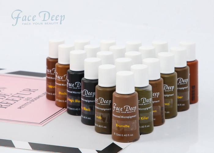 Rich Ash Brown Semi Permanent Makeup Pigments For Microblading and Shading