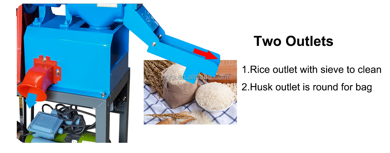 180kg/h Competitive Mini Auto Corn Rice Roller Milling Machine with Polishing Country