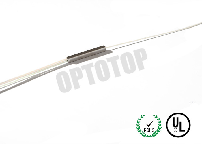 Custom 1 X 4 Port Fiber Optic PLC Splitter 900 µM 1260 ~ 1650 NM Wavelength