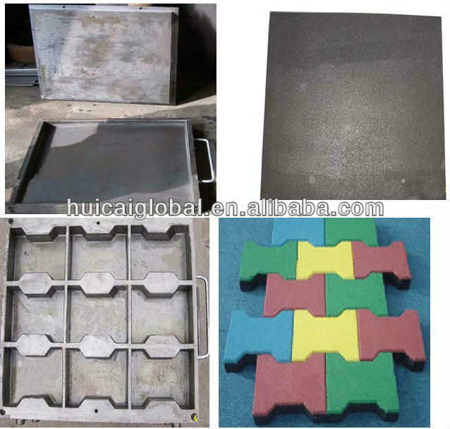 380V 50HZ Rubber Tile Making Machine for Building Material Shops Production Line