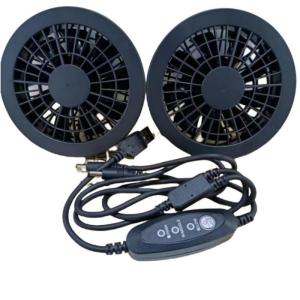 China Plastic ABS Jacket Cooling Fan 5V 9 Blades Chinese Brush Motor on sale
