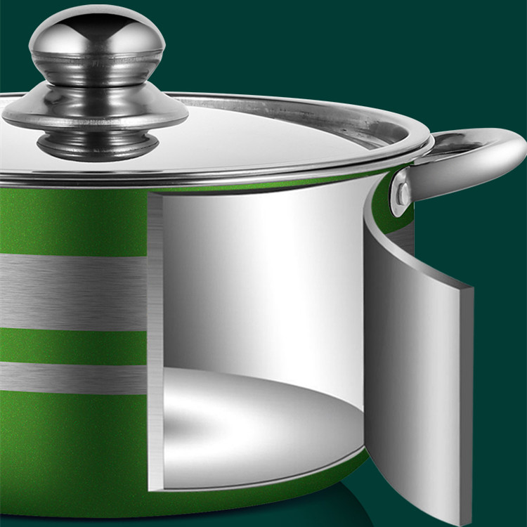 Kitchen Cookware Sets Non Stick Colorful Stainless Steel Sets Cooking Pots