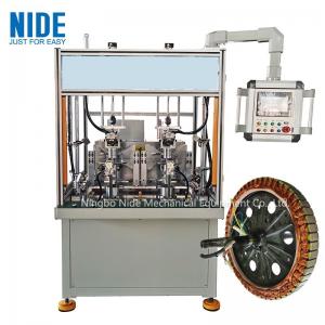 Buy cheap Automatic E Bike Hub Motor Winding Machine With 2 Station Flyer Coil Wider product