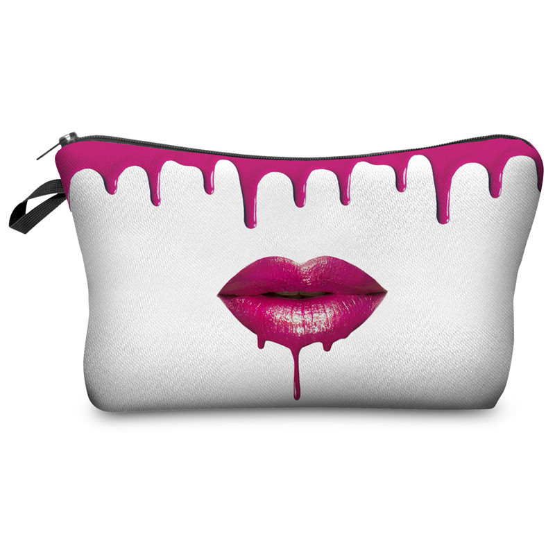 3D Digital Printing Polyester Cosmetic Bag Beauty Cosmetic Personal Care