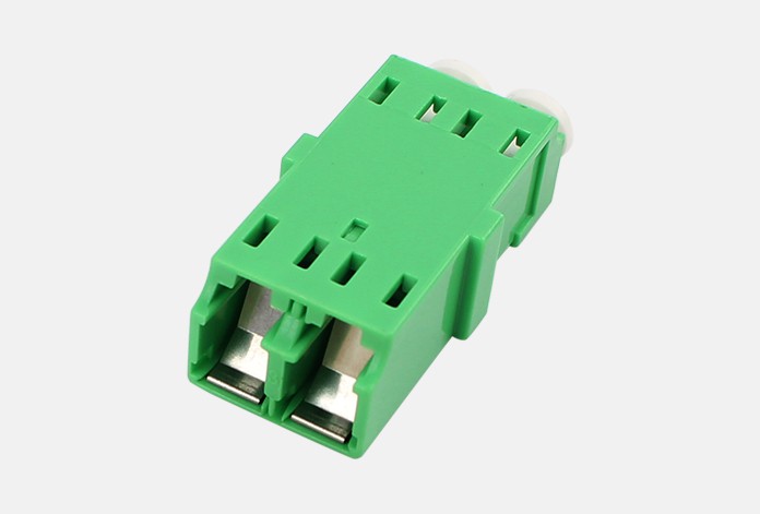 700 Fiber Optic FTTH LC APC Adapter Duplex Green SC Foot Type Adaptor