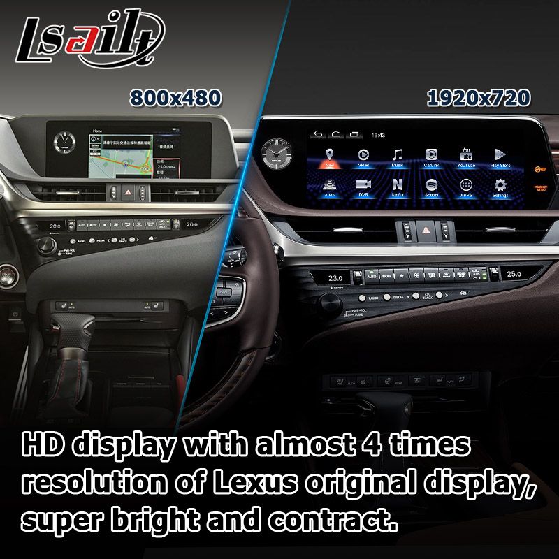 Lexus ES300h upgrade Touch Screen 12.3" Android Auto Carplay by Lsailt