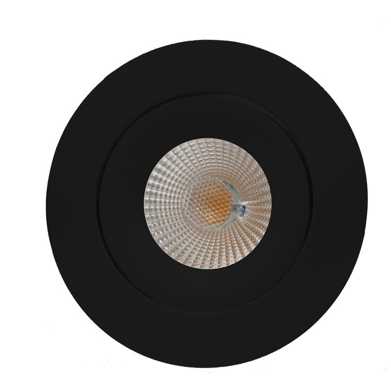 Black Color Frame 8W COB LED Spot Light 700lm LED Downlight Spotlight