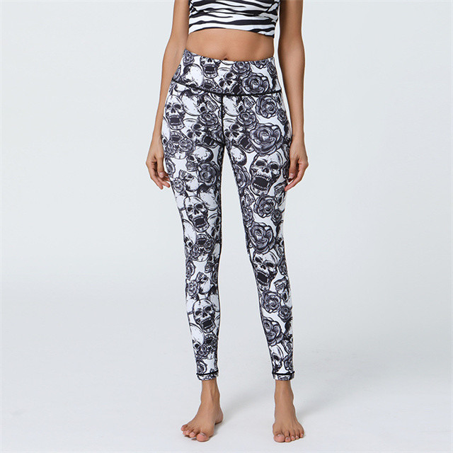 Sport Yoga Pants High Waist Tights Butt-lifting Yoga Leggings Printed Women's Fitness Leggings