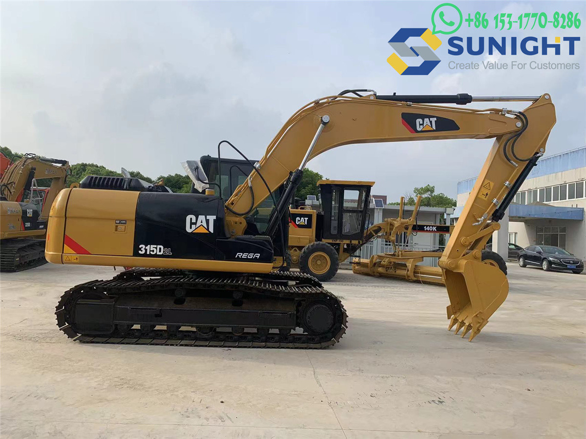 Good Condition Used 15ton Caterpillar Excavators Cat 315D 315D2 315D2GC Crawler Excavator
