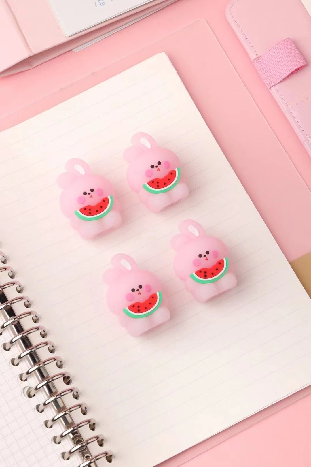 Cute Manual Pencil Sharpener Silicone Stationery For Kids School Home Office Classroom