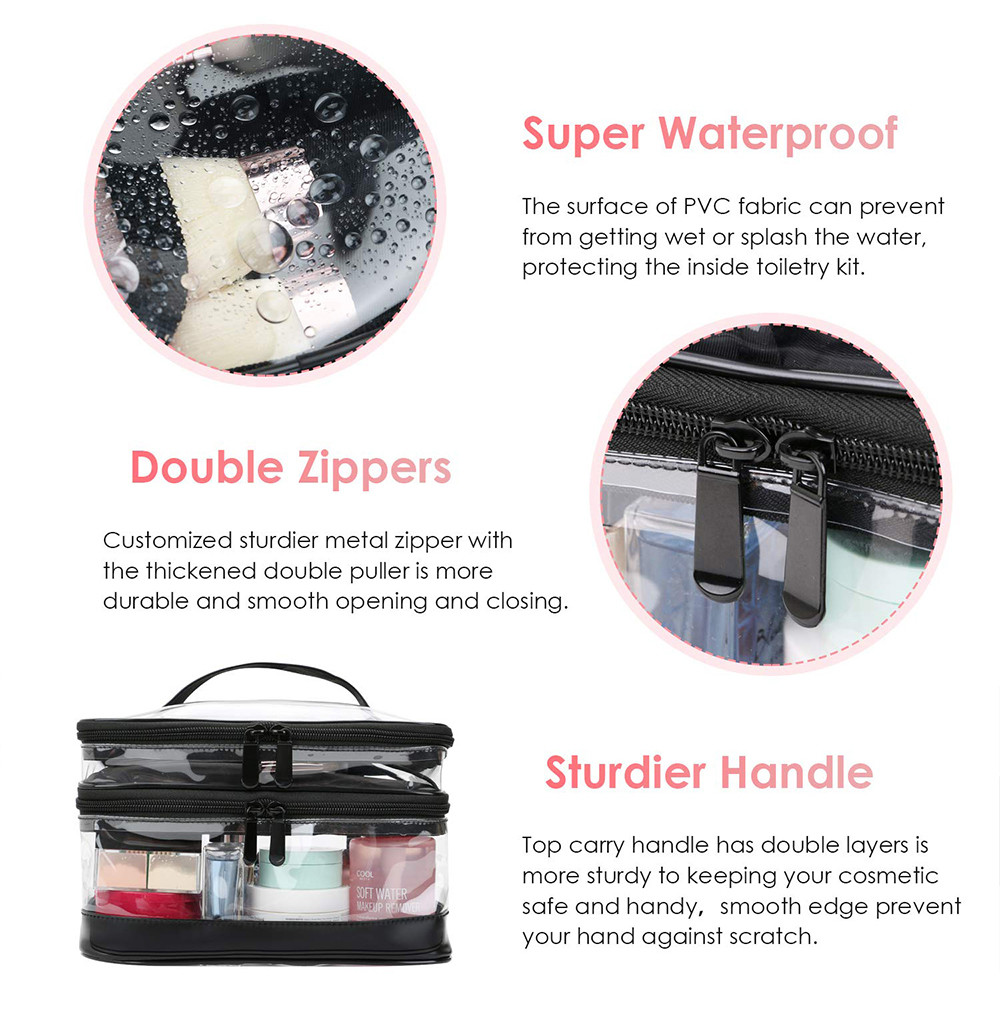 Multifunction PVC Waterproof Toiletry Bag For Travel