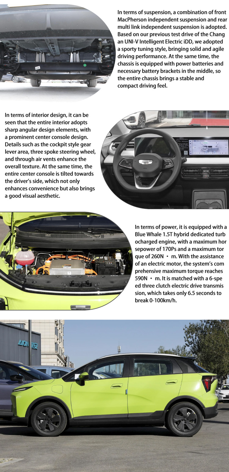 Pure Electric Used Geely Car 5 Seat small 5 door cars SUV Vehicles