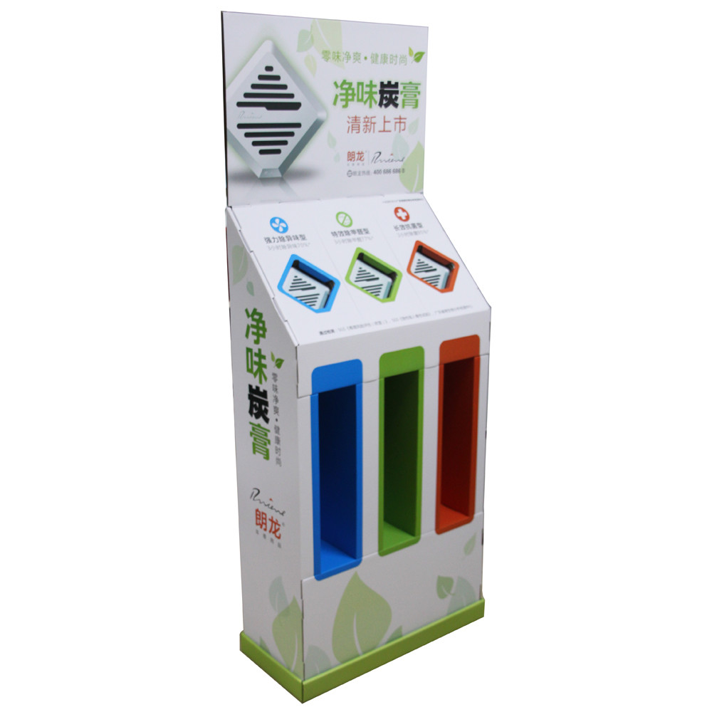 BWCD201918 Car fragrance Corrugated Merchandiser Display ecyclable Cardboard Floor Display Stands