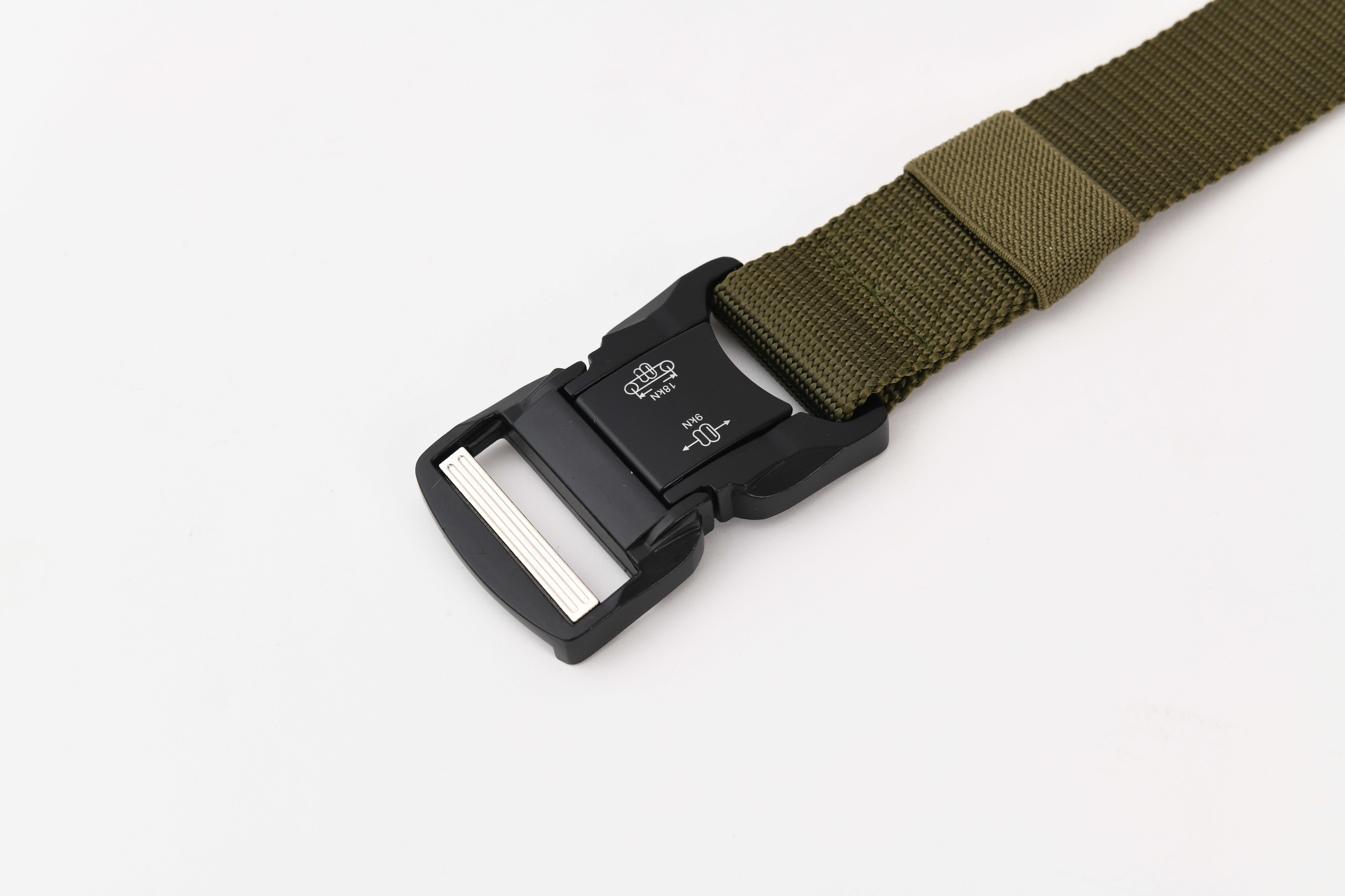 45"*1.5" Breathable Fast Release Combat Webbing Belt Polyester Hiking Inner 0.25kg