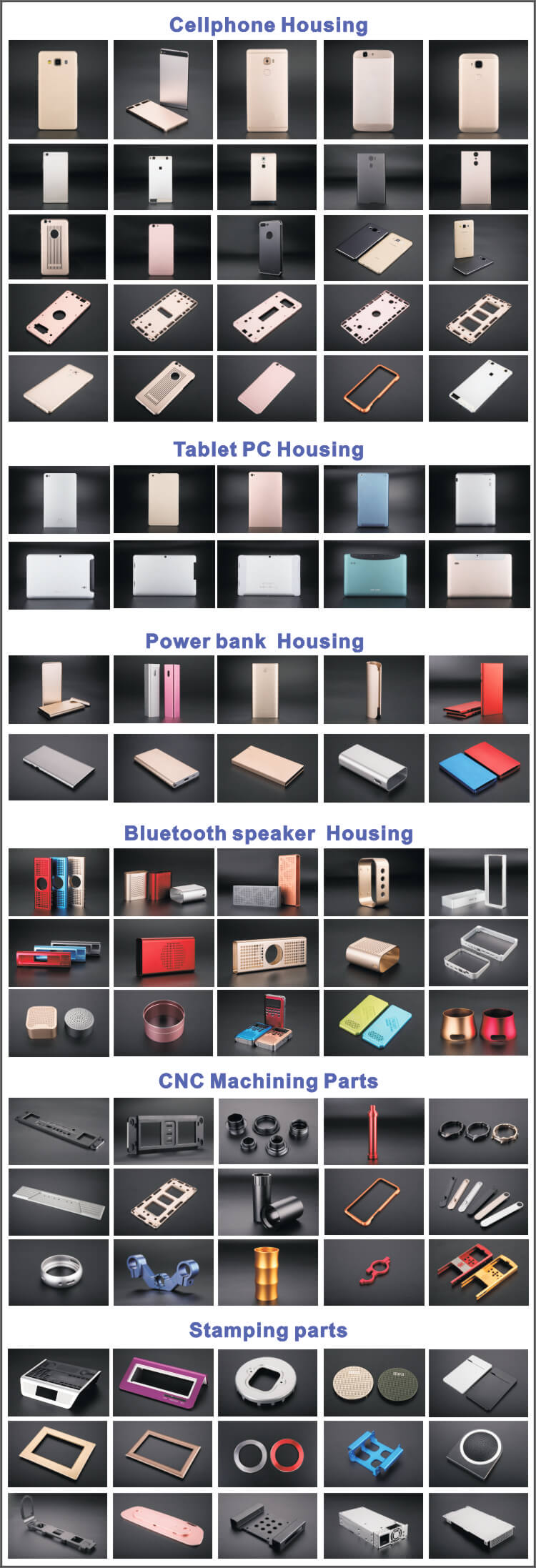 Custom Extruded Aluminum Anodized Sheet Extrusion Electronic Enclosure