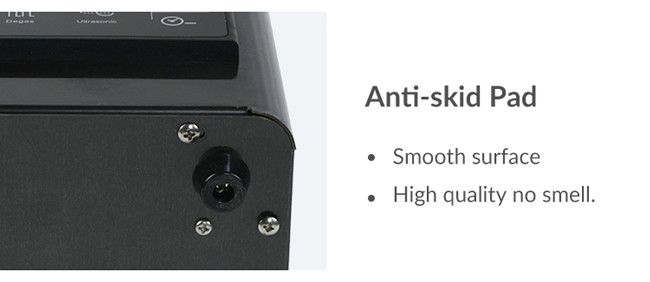 Stainless Steel Ultrasonic Dental Cleaner Smart Touch Panel LED Display