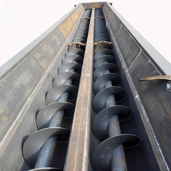 Stainless Steel Customizable Heat Resistant Spiral Auger Conveyor for OEM Drilling Mud Transport