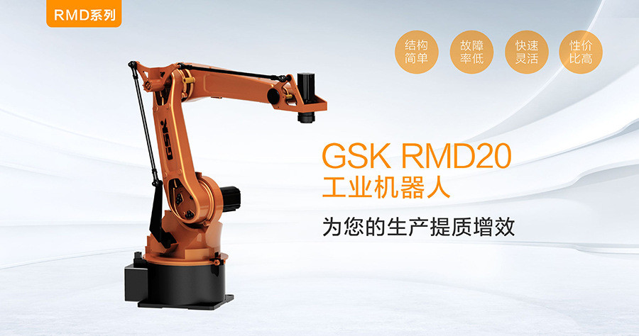 GSK RMD20 6 Axis Industrial Robot Teach Pendant Cables Palletizing Robot