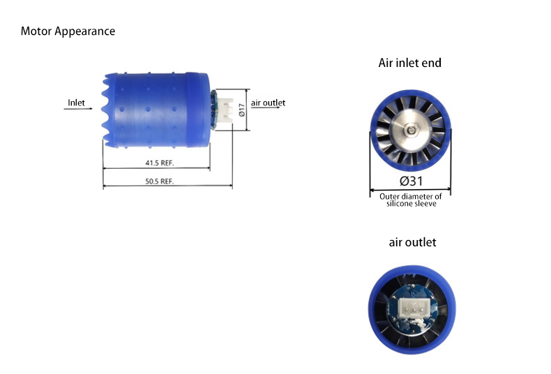 High Torque Brushless DC Motor Hair Dryer Motor Customizable